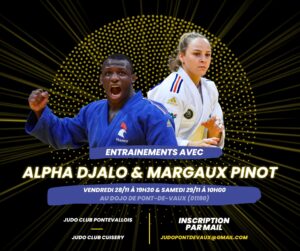 Entrainements avec Alpha Djalo et Margaux Pinot