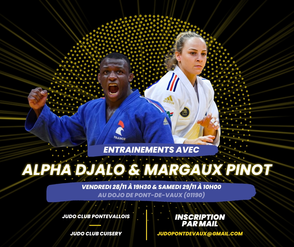 Entrainements avec Alpha Djalo et Margaux Pinot